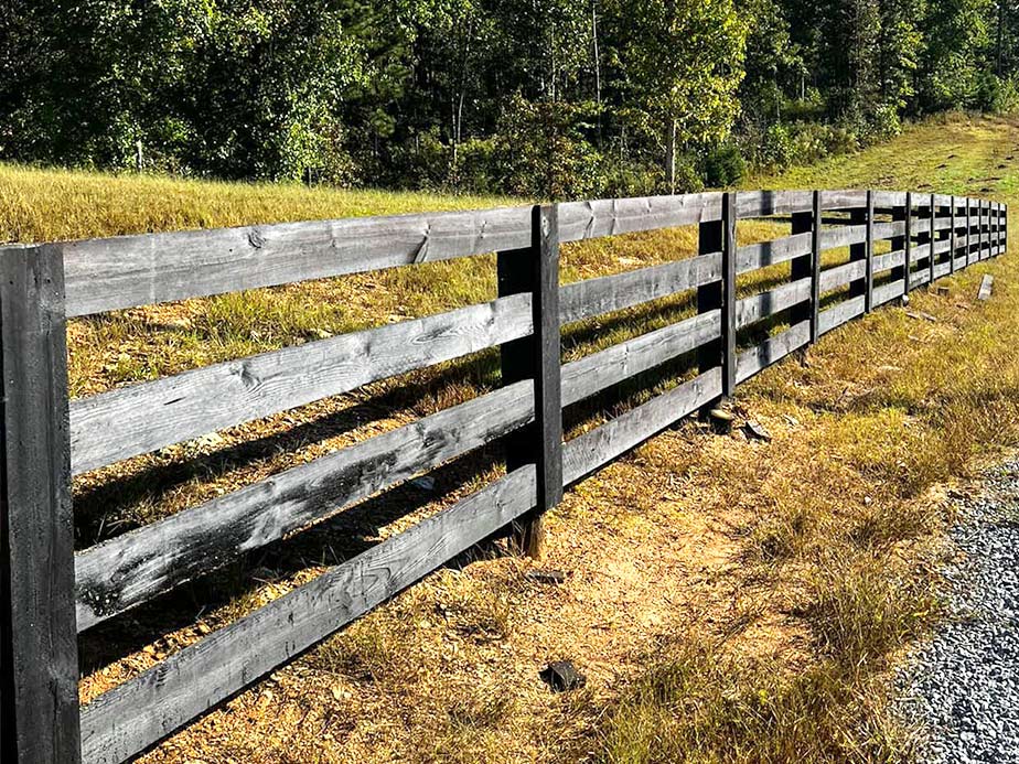 Post and Board fence company in West Georgia