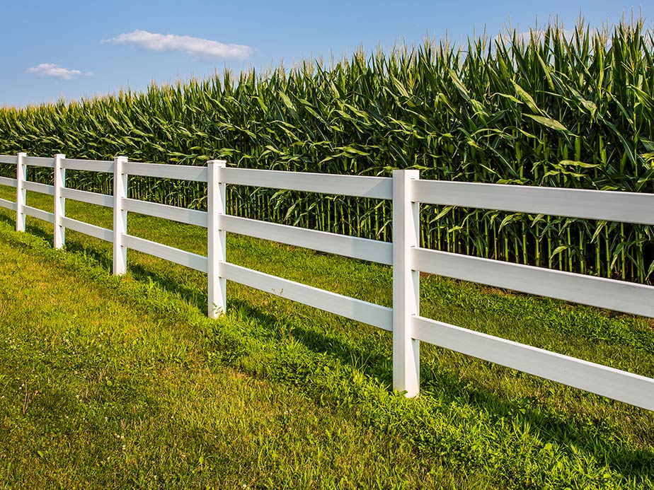 Vinyl Rail fence company in West Georgia