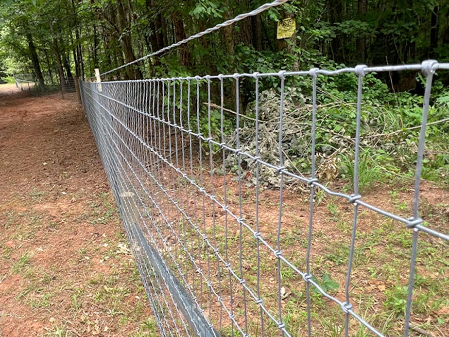 Woven Wire fence company in West Georgia