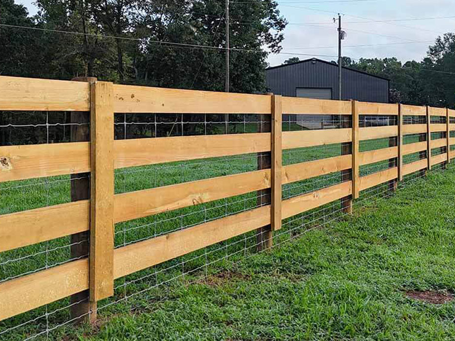 Heflin Alabama Post & Rail fencing