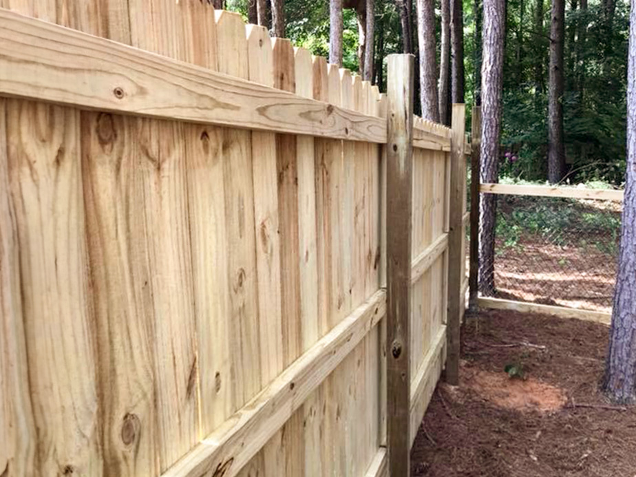 Woodland Alabama privacy fencing